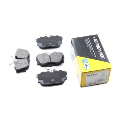 Гальмівні колодки задні (з датчиком, 87x53x17) Volkswagen Tiguan / Фольксваген Тігуан 2007-2016 BP2958 BREMSI (Італія)