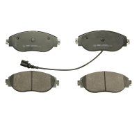 Тормозные колодки передние (с датчиком, 175.2x69.6x19.8) Volkswagen Tiguan / Фольксваген Тигуан 2007-2016 C1W068ABE ABE (Польша)