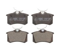 Гальмівні колодки задні (без датчика, 87x53x17) Volkswagen Tiguan / Фольксваген Тігуан 2007-2016 C2W001ABE ABE (Польща)