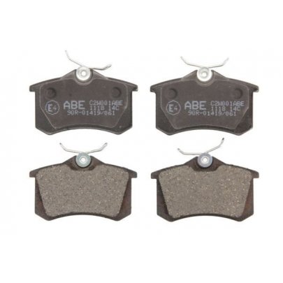 Гальмівні колодки задні (без датчика, 87x53x17) Volkswagen Tiguan / Фольксваген Тігуан 2007-2016 C2W001ABE ABE (Польща)