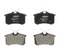 Тормозные колодки задние (без датчика, 87x53x17) Volkswagen Tiguan / Фольксваген Тигуан 2007-2016 C2W002ABE ABE (Польша)