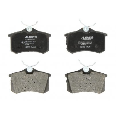 Тормозные колодки задние (без датчика, 87x53x17) Volkswagen Tiguan / Фольксваген Тигуан 2007-2016 C2W002ABE ABE (Польша)