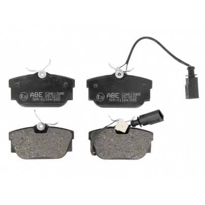 Гальмівні колодки задні (з датчиком, 87x53x17) Volkswagen Tiguan / Фольксваген Тігуан 2007-2016 C2W013ABE ABE (Польща)
