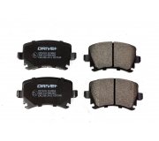 Тормозные колодки задние (без датчика, 105.5x56x17) Volkswagen Sharan 2 / Фольксваген Шаран 2 2010-2022 DP1010.10.0062 Drіve+ (Польша)