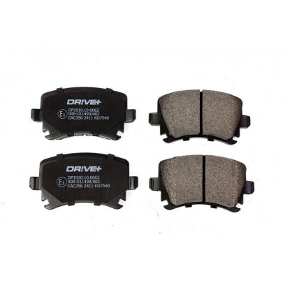 Тормозные колодки задние (без датчика, 105.5x56x17) Volkswagen Tiguan / Фольксваген Тигуан 2007-2016 DP1010.10.0062 Drіve+ (Польша)
