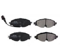 Гальмівні колодки передні (з датчиком, 160x65x20) Volkswagen Tiguan / Фольксваген Тігуан 2007-2016 DP1010.10.0934 Drіve+ (Польща)