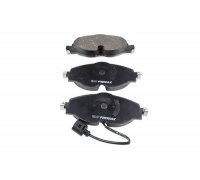 Гальмівні колодки передні (з датчиком, 160x65x20) Volkswagen Tiguan / Фольксваген Тігуан 2007-2016 FBP-1972 FREMAX (Іспанія)