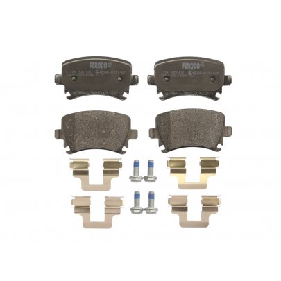 Гальмівні колодки задні (без датчика, 105.5x56x17) Volkswagen Tiguan / Фольксваген Тігуан 2007-2016 FDB1636 FERODO (Великобританія)