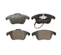 Тормозные колодки передние (с датчиком, 155.4x67.1x19.8) Volkswagen Tiguan / Фольксваген Тигуан 2007-2016 FDB4057 FERODO (Великобритания)