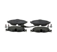 Тормозные колодки передние (с датчиком, 160x65x20) Volkswagen Tiguan / Фольксваген Тигуан 2007-2016 FDB4433 FERODO (Великобритания)