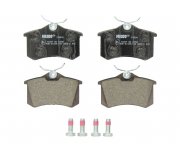 Тормозные колодки задние (без датчика, 87x53x17) Volkswagen Tiguan / Фольксваген Тигуан 2007-2016 FDB541 FERODO (Великобритания)