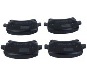 Гальмівні колодки задні (без датчика, 105.5x56x17) Volkswagen Sharan 2 / Фольксваген Шаран 2 2010-2022 GDB1622 TRW (Німеччина)