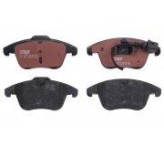 Тормозные колодки передние (с датчиком, 155.2x72x19.8) Volkswagen Tiguan / Фольксваген Тигуан 2007-2016 GDB1762DTE TRW (Германия)