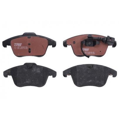 Тормозные колодки передние (с датчиком, 155.2x72x19.8) Volkswagen Tiguan / Фольксваген Тигуан 2007-2016 GDB1762DTE TRW (Германия)