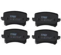 Гальмівні колодки задні (без датчика, 105.5x56x17) Volkswagen Tiguan / Фольксваген Тігуан 2007-2016 GDB1763 TRW (Німеччина)