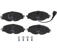 Гальмівні колодки передні (з датчиком, 160x65x20) Volkswagen Tiguan / Фольксваген Тігуан 2007-2016 GDB1956 TRW (Німеччина)