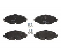 Тормозные колодки передние (с датчиком, 160x65x20) Volkswagen Tiguan / Фольксваген Тигуан 2007-2016 GDB2143 TRW (Германия)