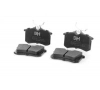 Тормозные колодки задние (без датчика, 87x53x17) Volkswagen Tiguan / Фольксваген Тигуан 2007-2016 GH410201 GH-Parts (Польша)