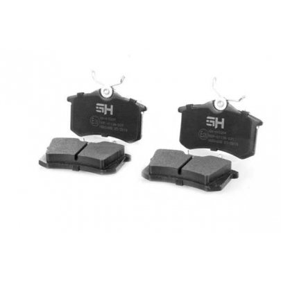 Тормозные колодки задние (без датчика, 87x53x17) Volkswagen Tiguan / Фольксваген Тигуан 2007-2016 GH410201 GH-Parts (Польша)