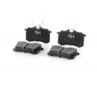 Гальмівні колодки задні (без датчика, 87x53x17) Volkswagen Tiguan / Фольксваген Тігуан 2007-2016 GH413947 GH-Parts (Польща)