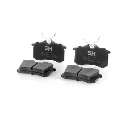 Гальмівні колодки задні (без датчика, 87x53x17) Volkswagen Tiguan / Фольксваген Тігуан 2007-2016 GH413947 GH-Parts (Польща)