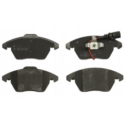 Гальмівні колодки передні (з датчиком, 155x66x20) Volkswagen Tiguan / Фольксваген Тігуан 2007-2016 GH414770 GH-Parts (Польща)