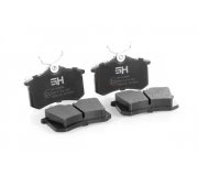 Тормозные колодки задние (без датчика, 87x53x17) Volkswagen Tiguan / Фольксваген Тигуан 2007-2016 GH419986 GH-Parts (Польша)