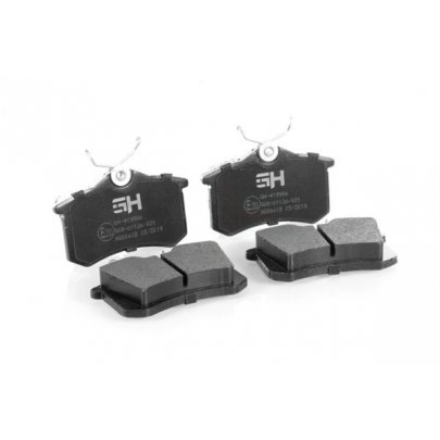 Гальмівні колодки задні (без датчика, 87x53x17) Volkswagen Tiguan / Фольксваген Тігуан 2007-2016 GH419986 GH-Parts (Польща)