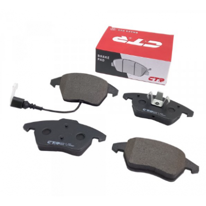 Гальмівні колодки передні (з датчиком, 155x66x20) Volkswagen Tiguan / Фольксваген Тігуан 2007-2016 GK1234 CTR (Південна Корея)