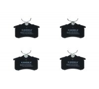 Гальмівні колодки задні (без датчика, 87x53x17) Volkswagen Tiguan / Фольксваген Тігуан 2007-2016 JQ1011082 KAMOKA (Польща)