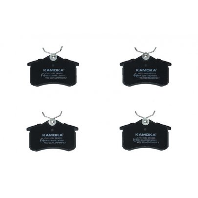 Гальмівні колодки задні (без датчика, 87x53x17) Volkswagen Tiguan / Фольксваген Тігуан 2007-2016 JQ1011082 KAMOKA (Польща)