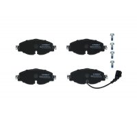 Гальмівні колодки передні (з датчиком, 160x65x20) Volkswagen Tiguan / Фольксваген Тігуан 2007-2016 JQ101186 KAMOKA (Польща)