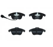 Гальмівні колодки передні (з датчиком, 155.2x72x19.8) Volkswagen Tiguan / Фольксваген Тігуан 2007-2016 JQ101226 KAMOKA (Польща)