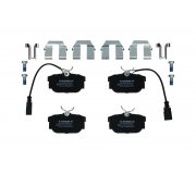 Гальмівні колодки задні (з датчиком, 87x53x17) Volkswagen Tiguan / Фольксваген Тігуан 2007-2016 JQ1012964 KAMOKA (Польща)