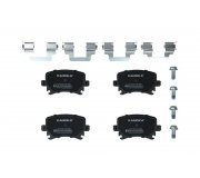 Гальмівні колодки задні (без датчика, 105.5x56x17) Volkswagen Sharan 2 / Фольксваген Шаран 2 2010-2022 JQ1013272 KAMOKA (Польща)