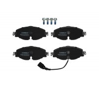 Гальмівні колодки передні (з датчиком, 160x65x20) Volkswagen Tiguan / Фольксваген Тігуан 2007-2016 JQ101359 KAMOKA (Польща)