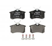 Гальмівні колодки задні (без датчика, 87x53x17) Volkswagen Tiguan / Фольксваген Тігуан 2007-2016 LP0571 DELPHI (США)