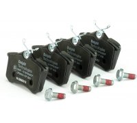 Гальмівні колодки задні (без датчика, 87x53x17) Volkswagen Tiguan / Фольксваген Тігуан 2007-2016 LP2254 DELPHI (США)