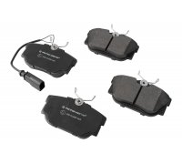 Гальмівні колодки задні (з датчиком, 87x53x17) Volkswagen Tiguan / Фольксваген Тігуан 2007-2016 MKD877 FRICTION MASTER (США)