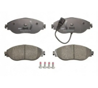 Гальмівні колодки передні (з датчиком, 160x65x20) Volkswagen Tiguan / Фольксваген Тігуан 2007-2016 P14153.01 WOKING (Іспанія)