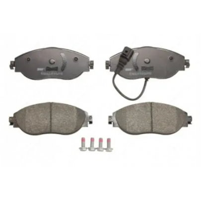 Гальмівні колодки передні (з датчиком, 160x65x20) Volkswagen Tiguan / Фольксваген Тігуан 2007-2016 P14153.01 WOKING (Іспанія)