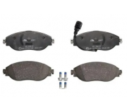 Гальмівні колодки передні (з датчиком, 175.2x69.6x19.8) Volkswagen Tiguan / Фольксваген Тігуан 2007-2016 P15703.01 WOKING (Іспанія)