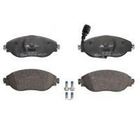 Тормозные колодки передние (с датчиком, 175.2x69.6x19.8) Volkswagen Tiguan / Фольксваген Тигуан 2007-2016 P15703.01 WOKING (Испания)