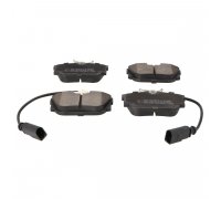 Тормозные колодки задние (c датчиком, 87x53x17) Volkswagen Tiguan / Фольксваген Тигуан 2007-2016 P667301 WOKING (Испания)