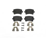 Тормозные колодки задние (без датчика, 105.5x56x17) Volkswagen Sharan 2 / Фольксваген Шаран 2 2010-2022 P85109 BREMBO (Италия)