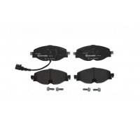 Гальмівні колодки передні (з датчиком, 160x65x20) Volkswagen Tiguan / Фольксваген Тігуан 2007-2016 P85126 BREMBO (Італія)