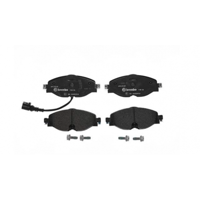 Гальмівні колодки передні (з датчиком, 160x65x20) Volkswagen Tiguan / Фольксваген Тігуан 2007-2016 P85126 BREMBO (Італія)
