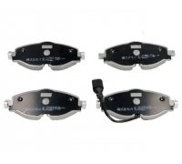 Гальмівні колодки передні (з датчиком, 160x65x20) Volkswagen Tiguan / Фольксваген Тігуан 2007-2016 PA-0907AF JAPANPARTS (Італія)