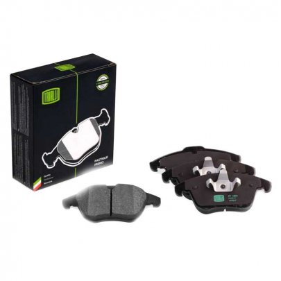 Гальмівні колодки передні (з датчиком, 155x66x20) Volkswagen Tiguan / Фольксваген Тігуан 2007-2016 PF1803 TRIALLI (Італія)