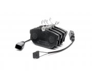 Гальмівні колодки задні (з датчиком, 87x53x17) Volkswagen Tiguan / Фольксваген Тігуан 2007-2016 0252344616/W MEYLE (Німеччина)